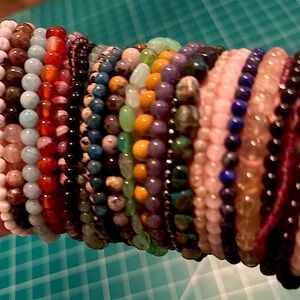 Crystal bracelets - mixed
